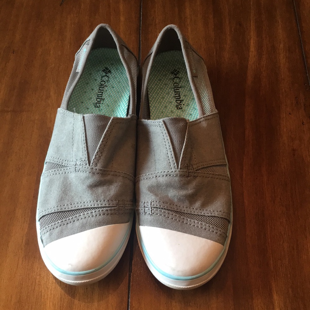 Columbia slip on flats.